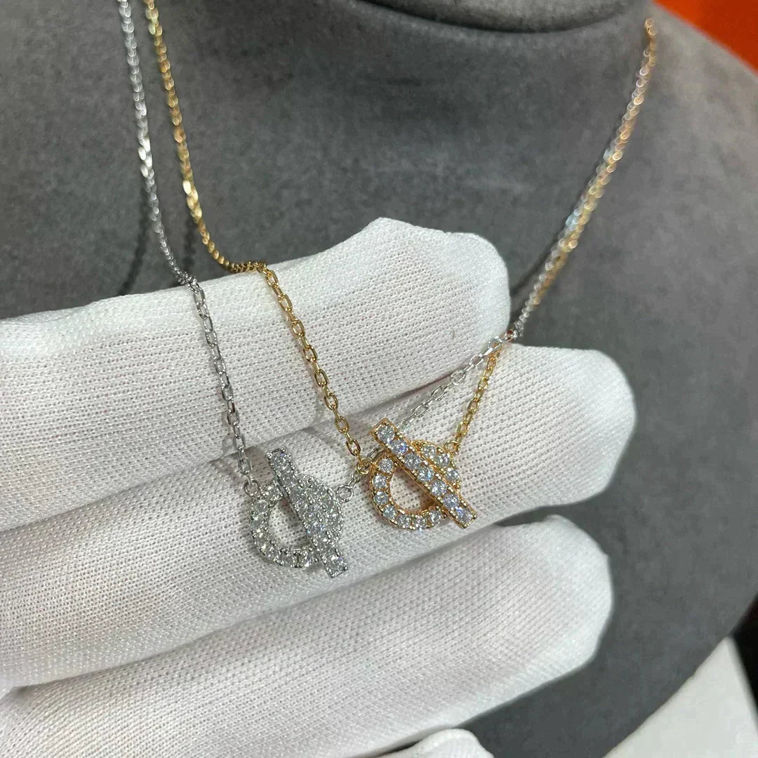 [Vicky]ECHAPEE NECKLACE DIAMOND