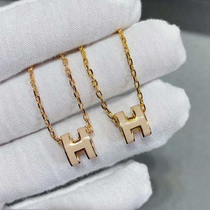 [Vicky]MINI POP H NECKLACE