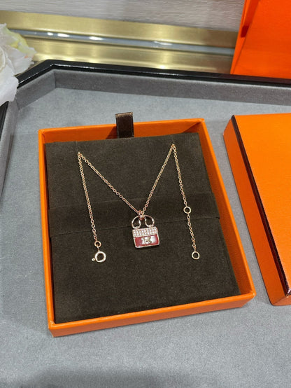 [Vicky]H CIRCE MOISSANITE PENDANT NECKLACE GOLD